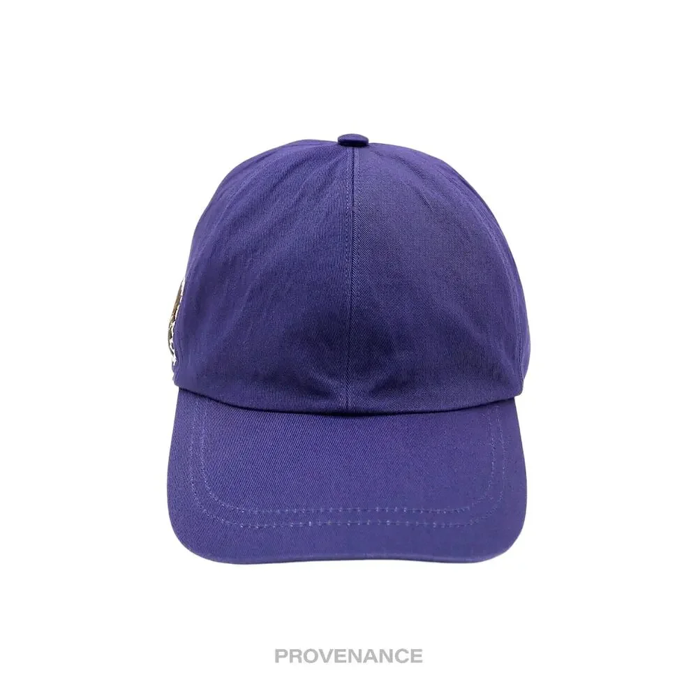 🔴 Gucci Eschatology Patch Logo Hat Cap - Blue